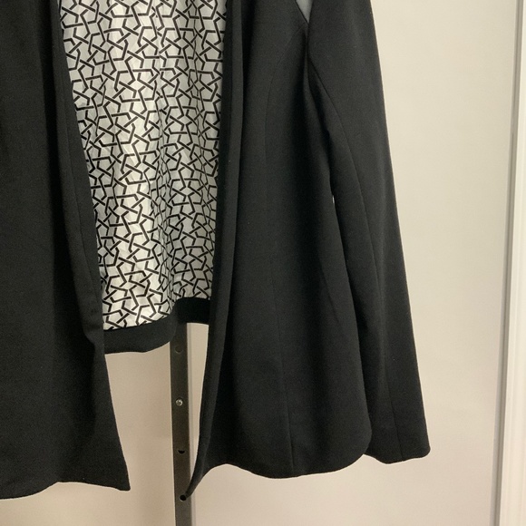 Pure Energy Black Mixed Media Jacket- Size Large - Picture 4 of 11